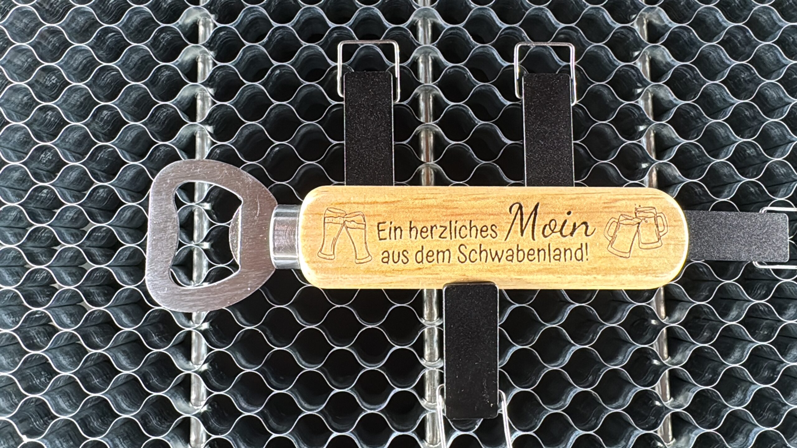 Flaschenöffner Holz – Bild 2